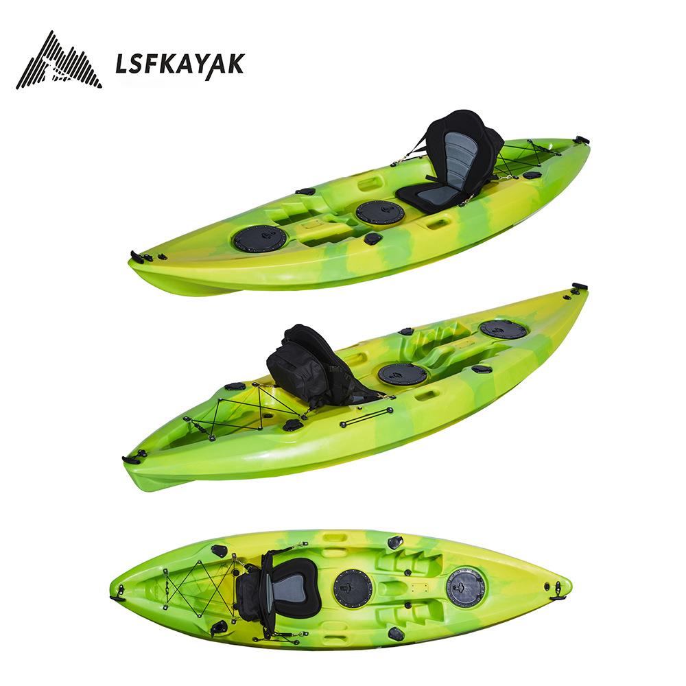 俱乐部单人平台舟滚塑皮划艇塑料硬艇单人艇单人船单人皮划艇