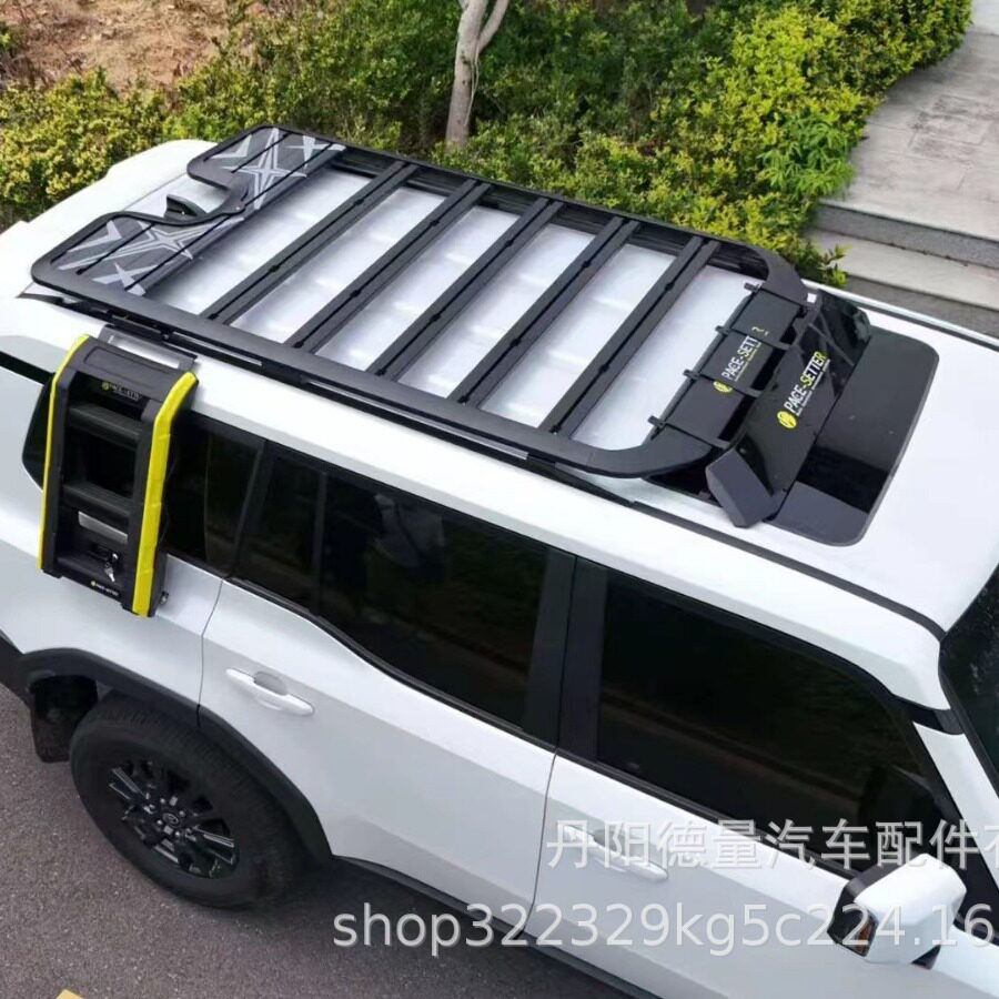 跨境批发适用于24霸道丰田普拉多LC250行李架侧爬梯LC250车顶平台