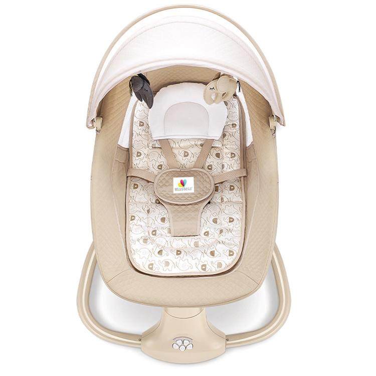 婴儿电动摇椅宝宝哄娃睡觉神器加厚款新生儿0-3岁摇篮床儿童摇椅