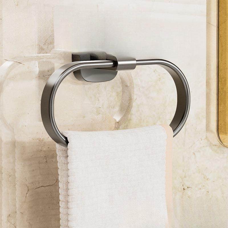 太空铝浴室毛巾环洗手间圆形毛巾架卫生间厕所毛巾挂杆圈免打孔,鲜花速递/花卉仿真/绿植园艺,割草机/草坪机,淘宝优惠券,粉丝福利购,淘宝优惠卷
