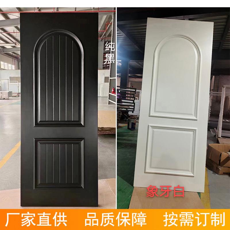 法式奶油风卧室门实木烤漆门供应套装室内门带门框橡木房间门