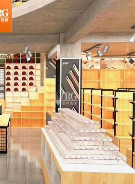 创意文具店货架新款文具用品笔架展示架书店亚克力梯形中间货柜