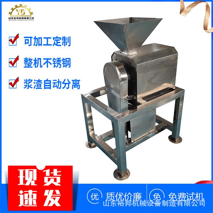 工厂水果打浆机发酵西梅樱桃青提去核打浆设备不锈钢工业打浆机