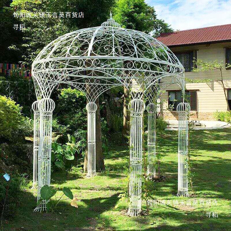 欧式圆亭休闲铁艺蒙古包别墅可移动亭子木屋凉亭凉亭户外庭院