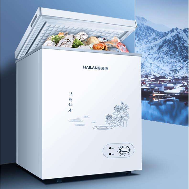 家用冷柜小冰柜单温双温冷藏冷冻两用商用大容量电冰箱节能