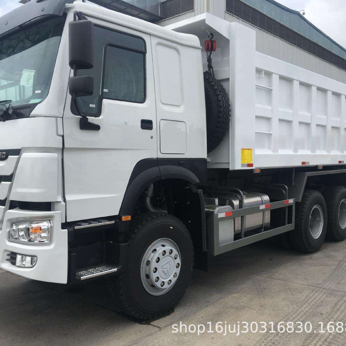 新车出口重汽豪沃HOWO重卡后八轮6X4自卸车及配件