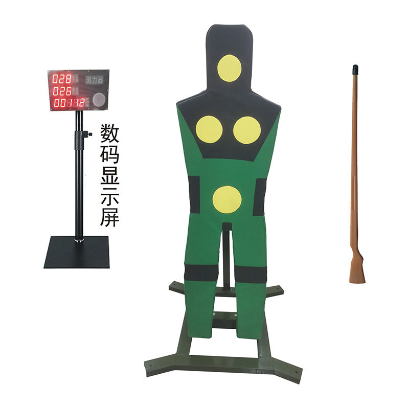 2022新款刺杀显示靶刺杀人形靶刺杀部位靶刺杀报靶语音测力训练靶