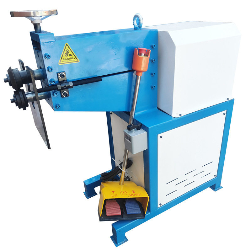 电动辘线机 LX-12圆管公母口压边接头咬口机 虾米弯头压筋翻边机