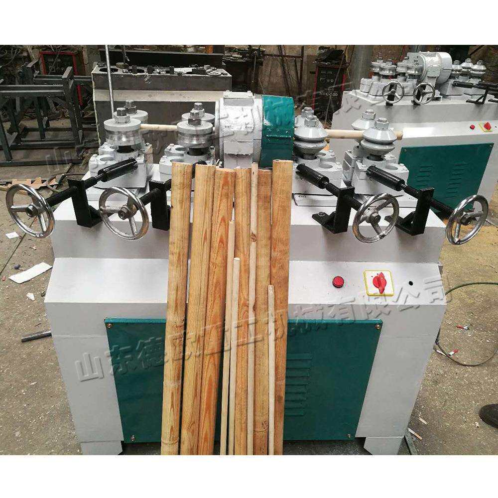 木工机械木料圆棍机矿井支柱擀面杖圆棒机小型拖把杆木棒砂光机