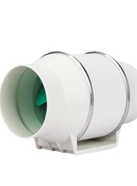 XGF系列斜流塑料圆形管道浴室风机125mm低噪音通风机厨房排烟