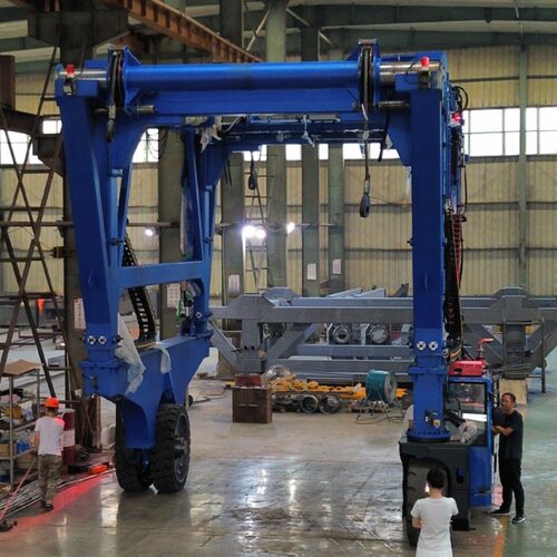 靖起储能箱搬运车跨运车非标设计应用广泛20t40t60t江