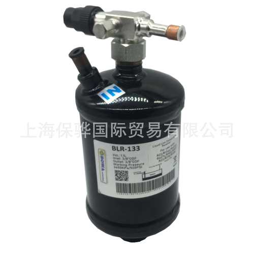 1L冷媒储液器匹配0.5~1.5HP中低温冷冻冷藏设备，如切片或制冰机