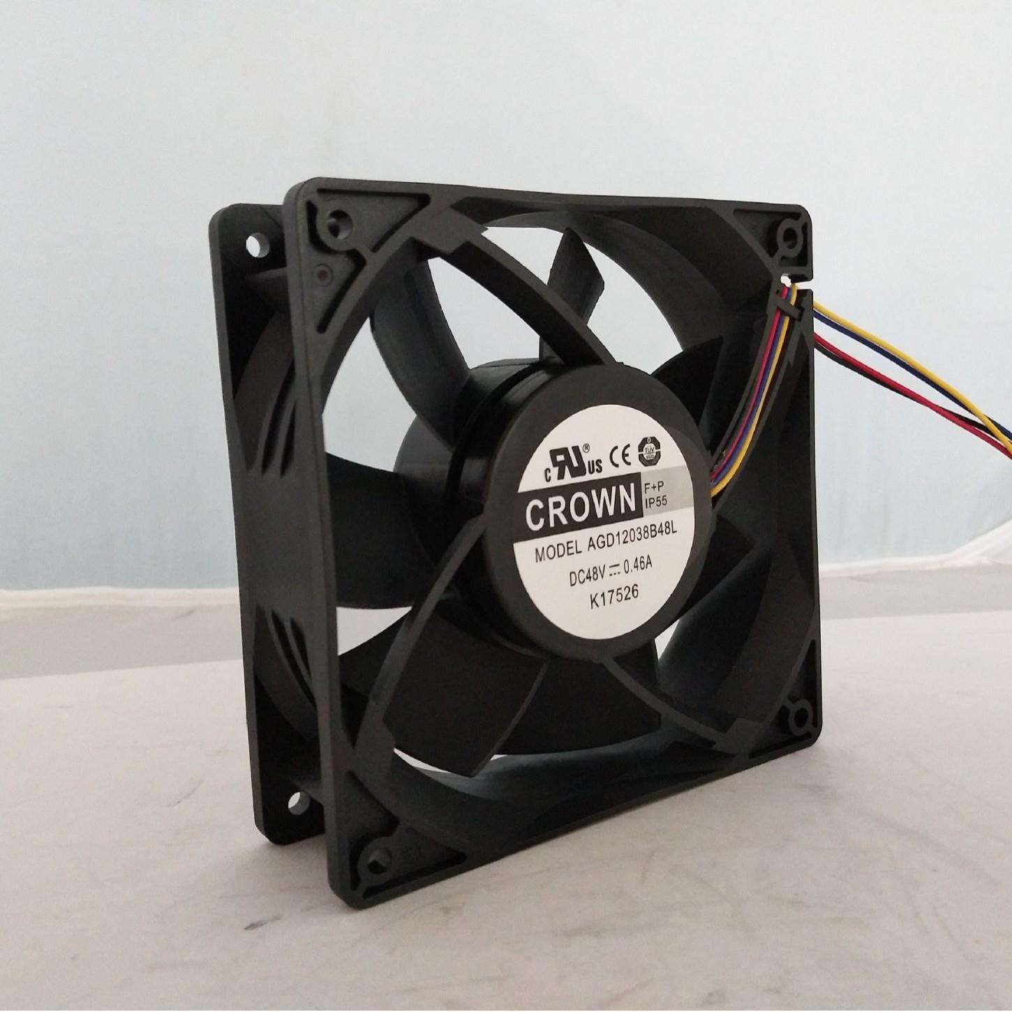 DC直流轴流散热风扇AGD12038B48LPWM*FG