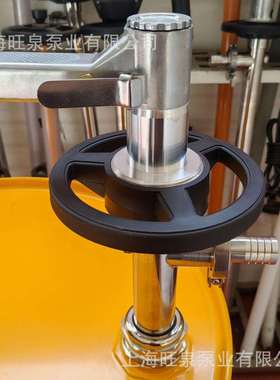 上海旺泉HD-A0+SS304-7003A气动桶泵、气动抽液泵、卫生级桶泵