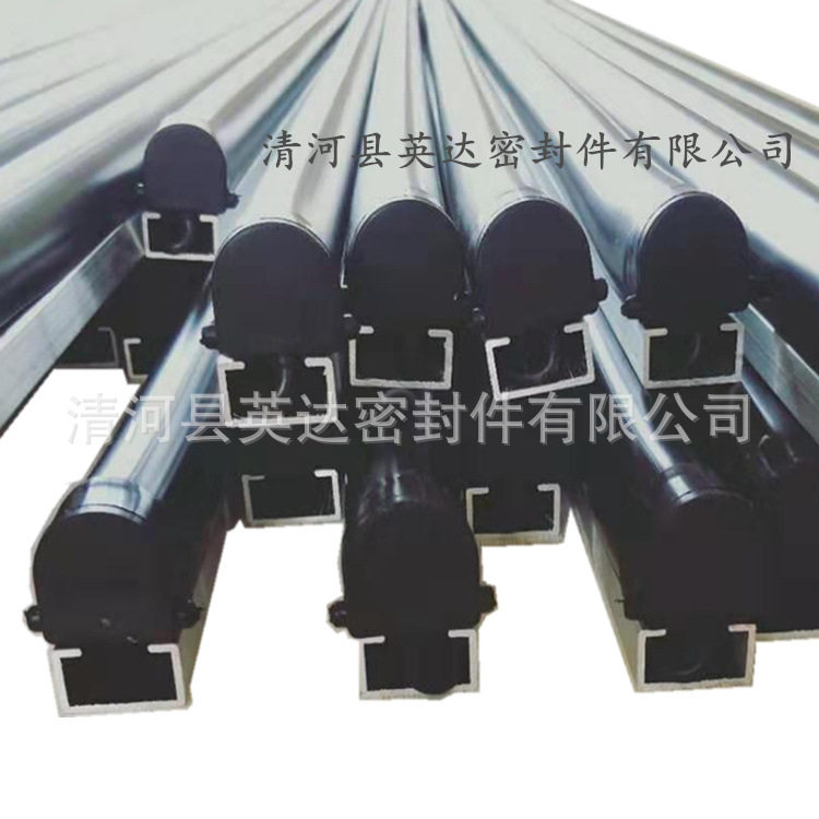 橡胶安全触边自动旋转门立柱门底防撞条遇阻停接触带防夹手开关