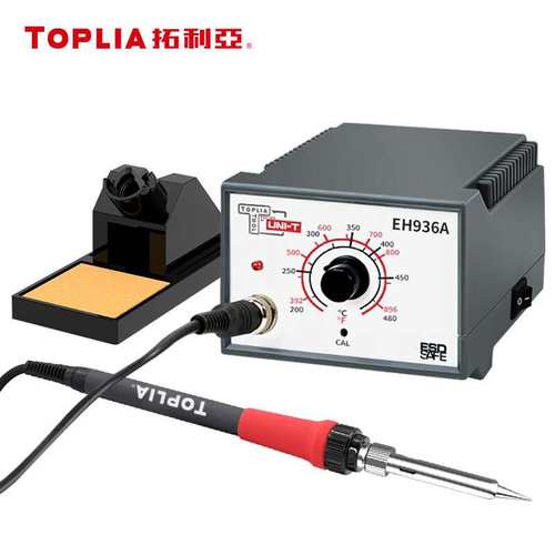 拓利亚(TOPLIA)EH936A经济型温控焊台可调温焊台电烙铁套装60W