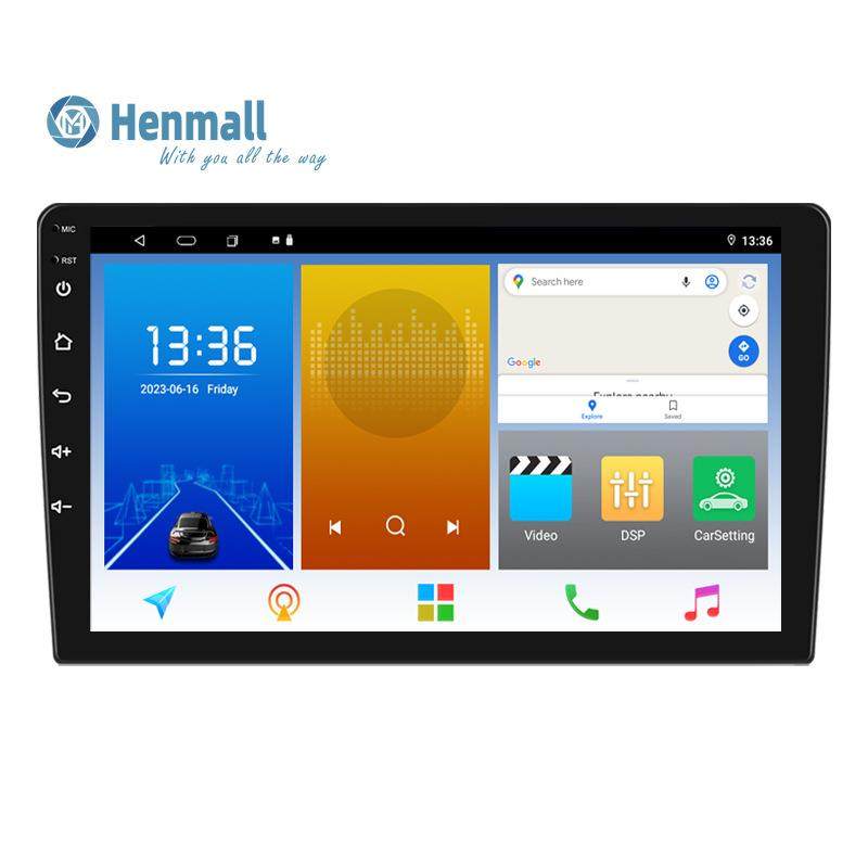 热销9寸8核8581无线Carplay大屏车载导航仪安卓通用汽车导航