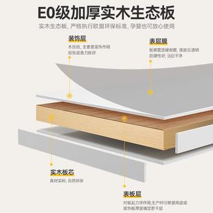 岩板电视柜茶几组合简约客厅家用轻奢小户型圆角落地电新北黄
