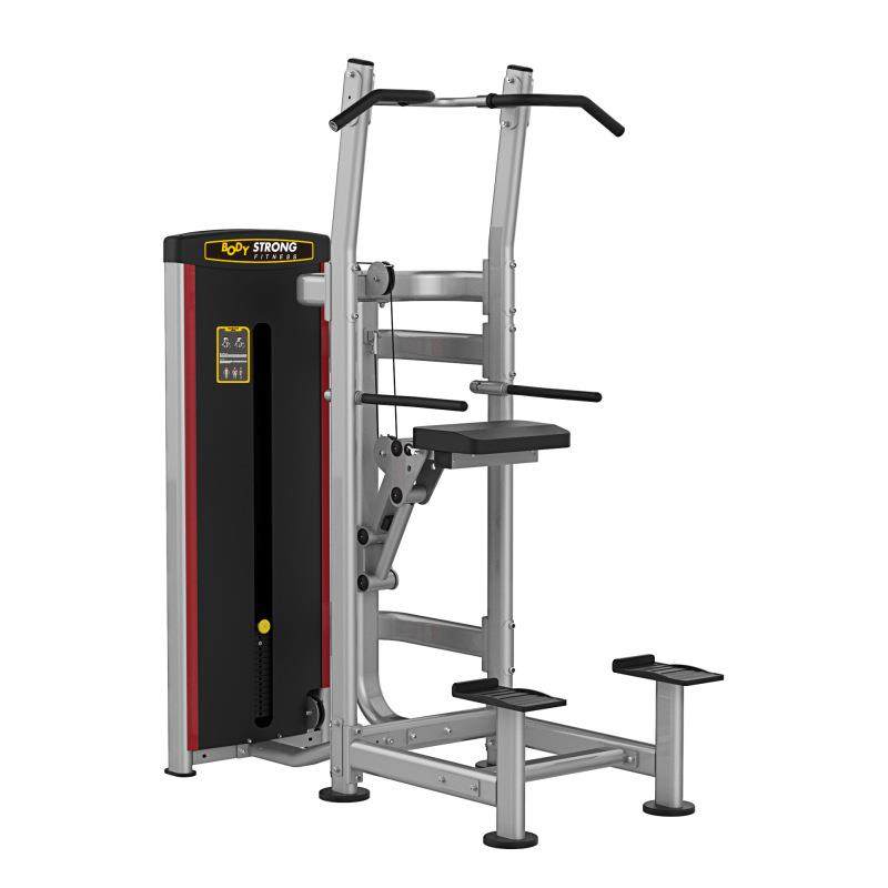 杰森G5-008上肢屈伸训练器助力单双杠健身房方案设计建设