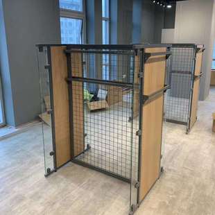 翔升货架展示架展示柜流水台储物商用衣物双面双面展示