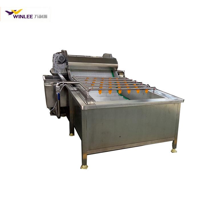 非标设计高压水气泡清洗机全自动菠菜清洗机茄子清洗设备