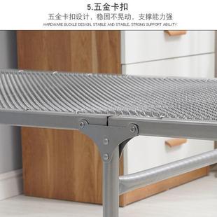加厚折叠床单人钢丝床弹簧床午休床单人简易折叠床铁床可折叠