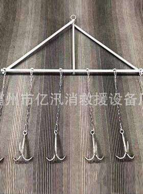 滚钩整体三角可拆卸式设计拖拽牵引绳强度25KN不锈钢铰链强度14KN