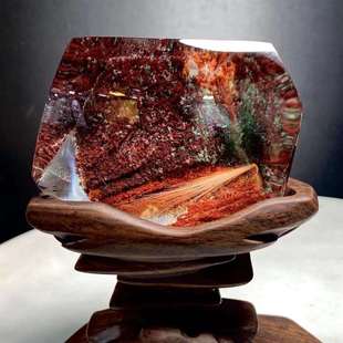 天然发晶四季 彩幽聚原石摆件红绿幽灵景石观赏石千层山聚宝绿幽灵