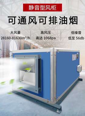 厨房排油烟风机箱HTFC(B)-I-18- 风量11920m3/h  580pa 4kw