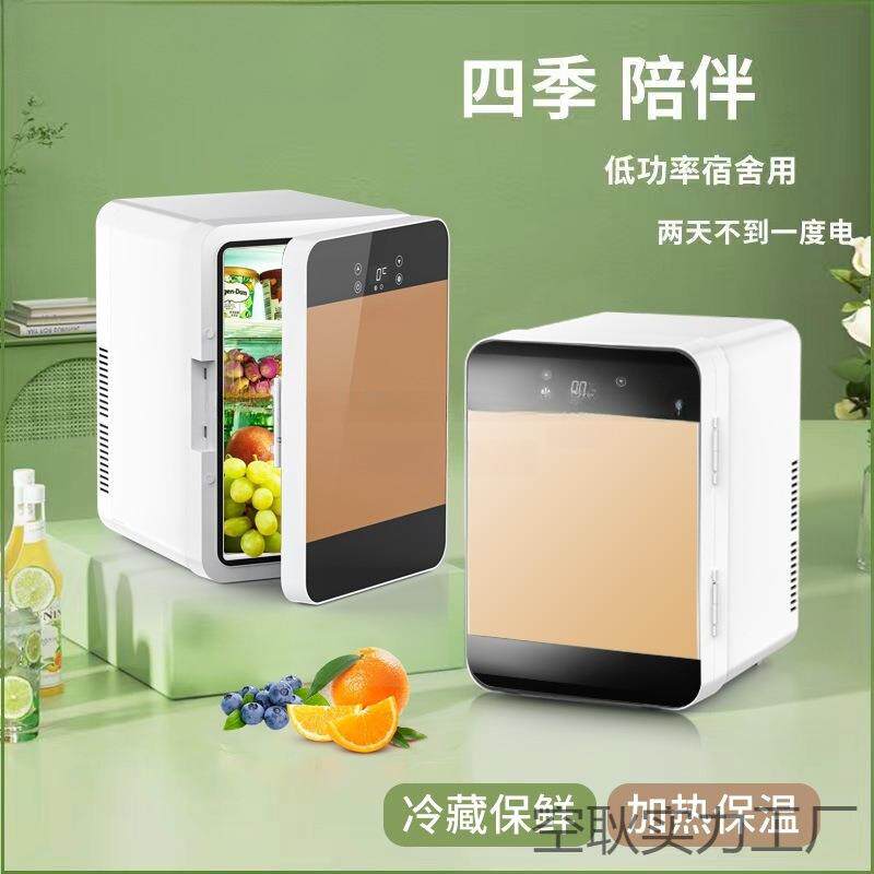 迷你小冰箱载小型家用宿舍办公室学生母乳车家两用冷藏单人用冷冻