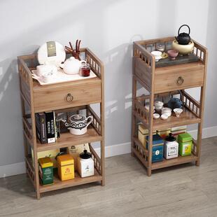 移动茶柜烧水壶一体茶水柜客厅泡茶台新中式烧茶柜架置物架小茶T&