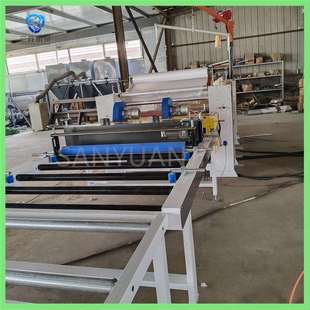 宝丽板木纹纸贴面机PVC雪弗板供挤板铝蜂窝板平贴机质保两年