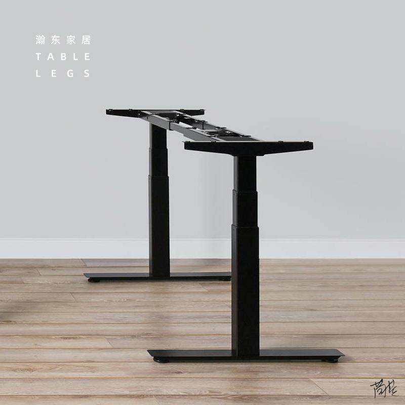 升降桌腿电动升降支撑架改装配件固定柱桌腿支架节电脑台式包实木