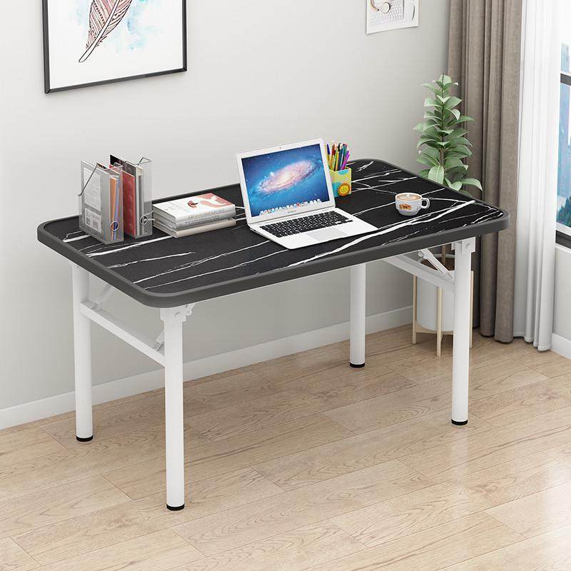 简约电脑桌家用餐桌简易折叠桌小户型桌子办公桌长条桌会议桌培