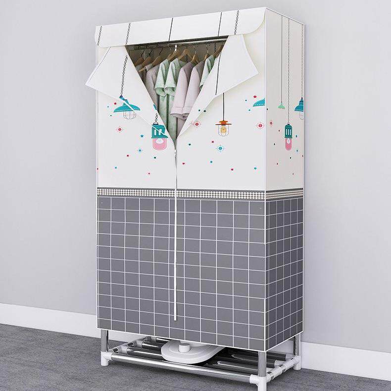 立构烘干简易衣柜钢管加粗布衣柜宿舍卧室组装家用收纳冬季新款