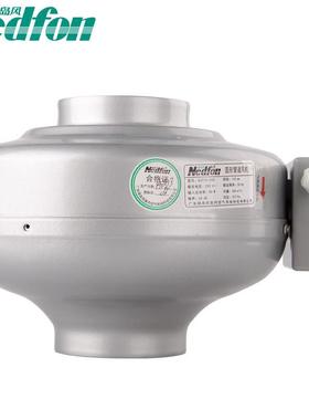 绿岛风圆形管道离心风机厨房加压抽风机DJT10-25B4寸管道排风机