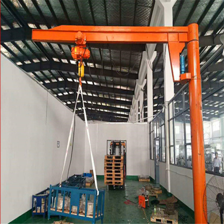 重物装卸1t电动移动式悬臂吊悬臂吊架轻小型移动式悬臂吊起重机
