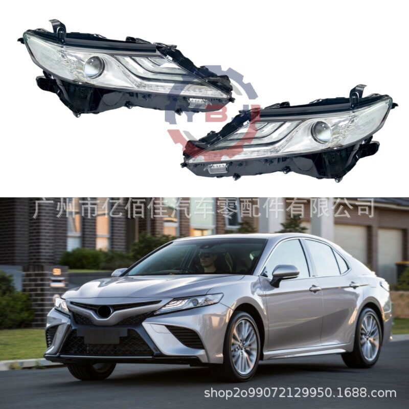 凯美瑞camry 2018前大灯中东款高配总成对插即用2018-2021LED