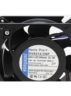 出售风机 DV5214/2NP 24V 23.1W 12738 13cm 可调速铝框散热风扇