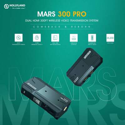 Hollyland Mars 300 Pro Wireless Transmitter SDI HDMI无线图传