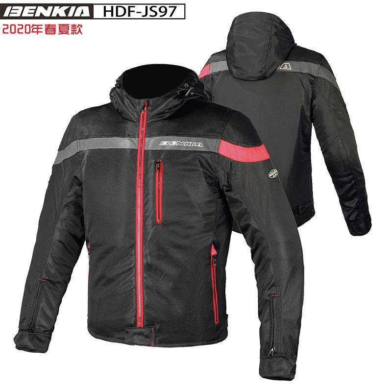 BENKIAHDF-JS97摩托赛车服春夏季网眼透气骑行防摔服