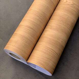 做旧质感仿木纹自粘墙纸壁纸家具柜面翻新贴纸波音软片装饰膜