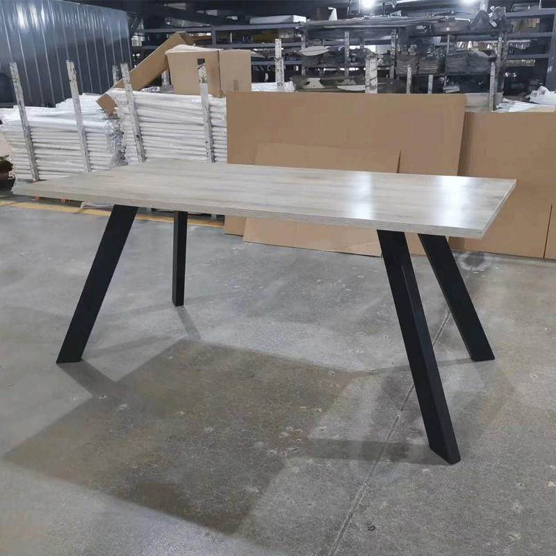 户外家具办公桌现代简约大班台工作室靠墙长条工作桌出口产品桌子