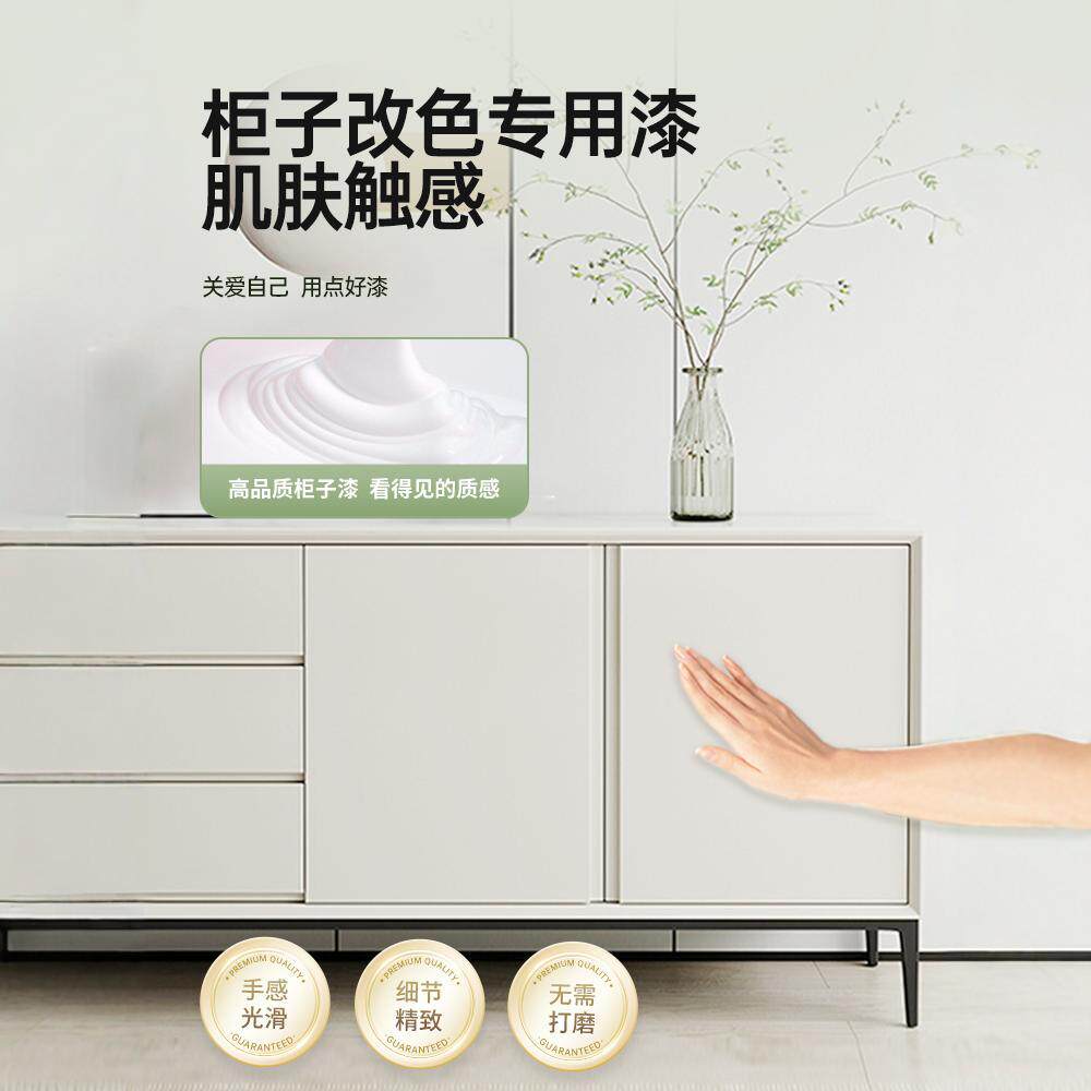 三青柜子衣柜翻新改色漆家俱自刷旧木柜整体橱柜改造水性木器漆油