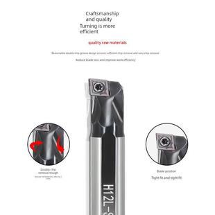 高速钢防震阶梯偏心变径锥度内孔小内孔车削刀架sccr06 /Ccmt09T3