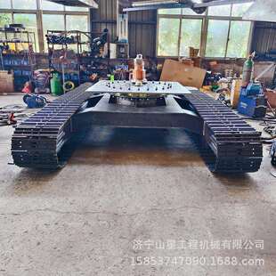 合金钢材质履带底盘隧道台车遥控链轨行走总成矿山设备载重装置