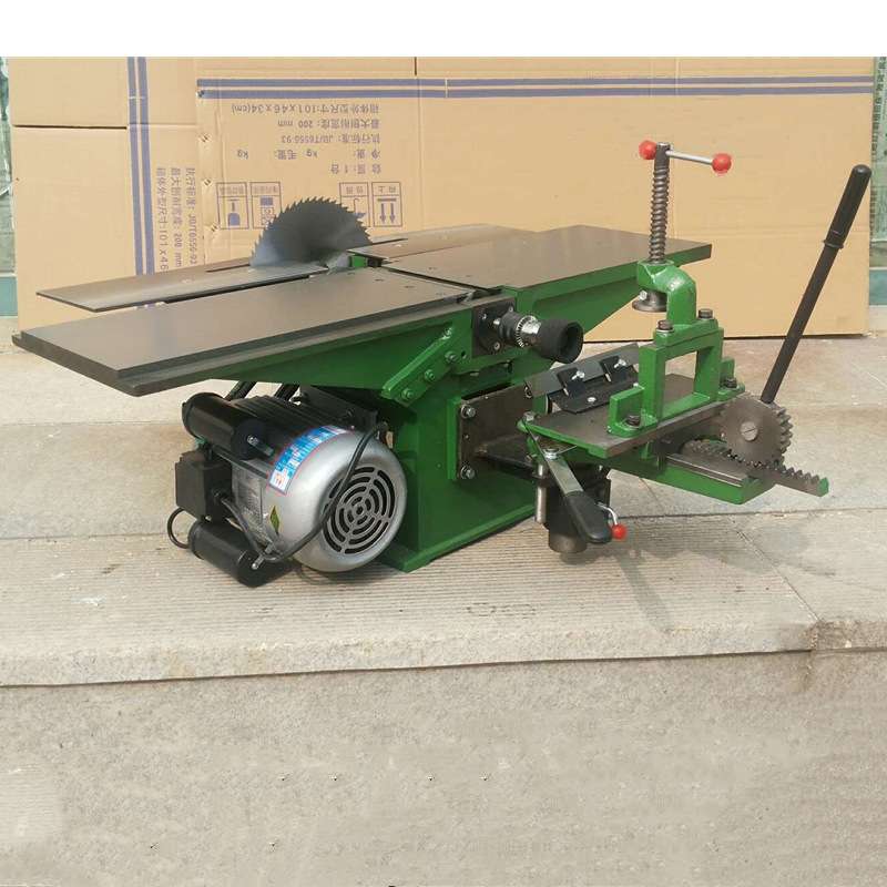 ML292E5台式平刨木工多用机床 平刨压刨钻锯一体机 台式多用刨床