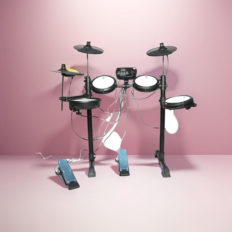 工厂批发电子鼓电爵士鼓乐器儿童初学者家用成人网皮爵士电子鼓