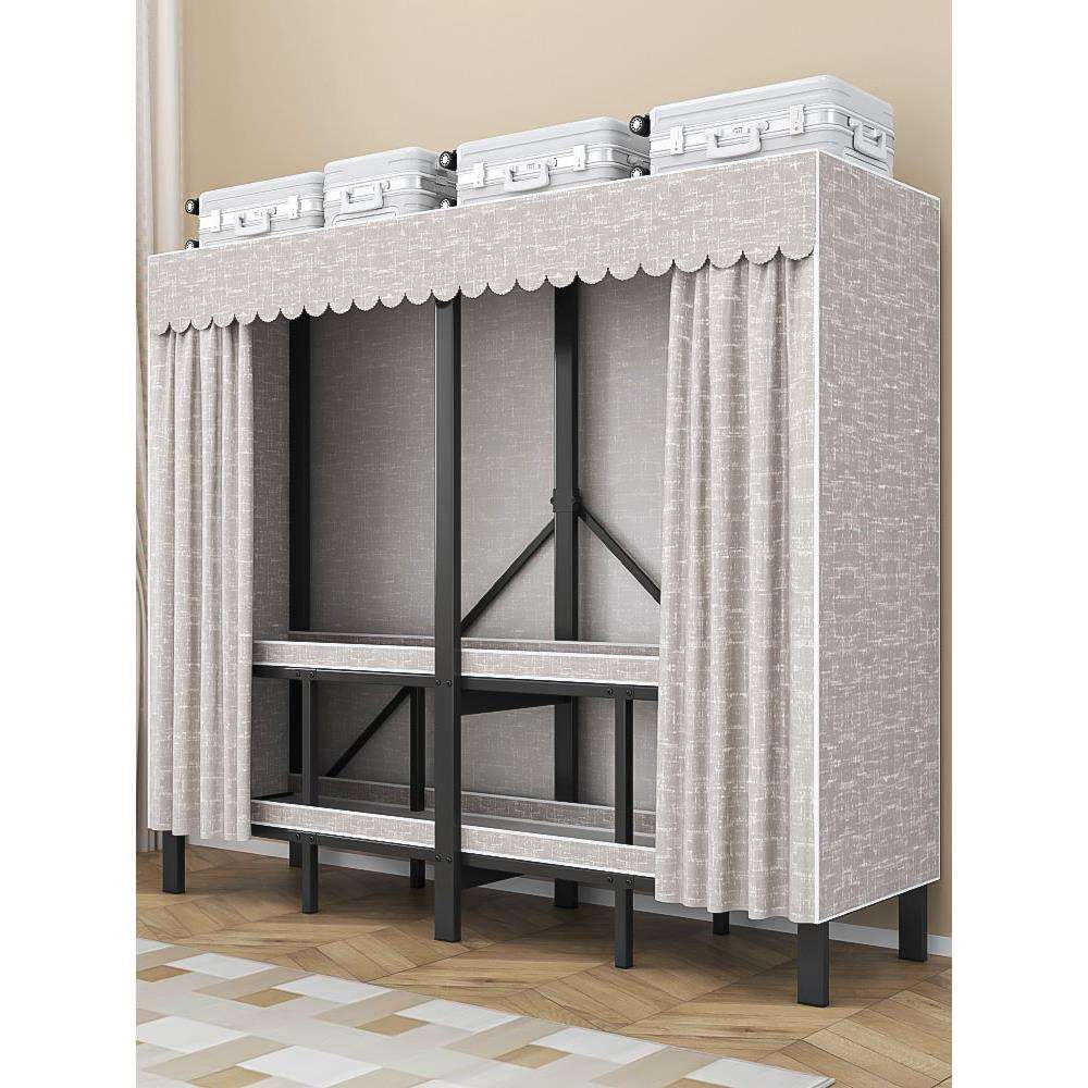 免安装折叠简易布衣柜家用卧室出租房用一体式经济型结实耐用衣橱