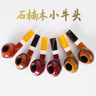 木香石楠根瘤木制烟斗小号牛头犬款实木烟斗木质石楠木烟斗